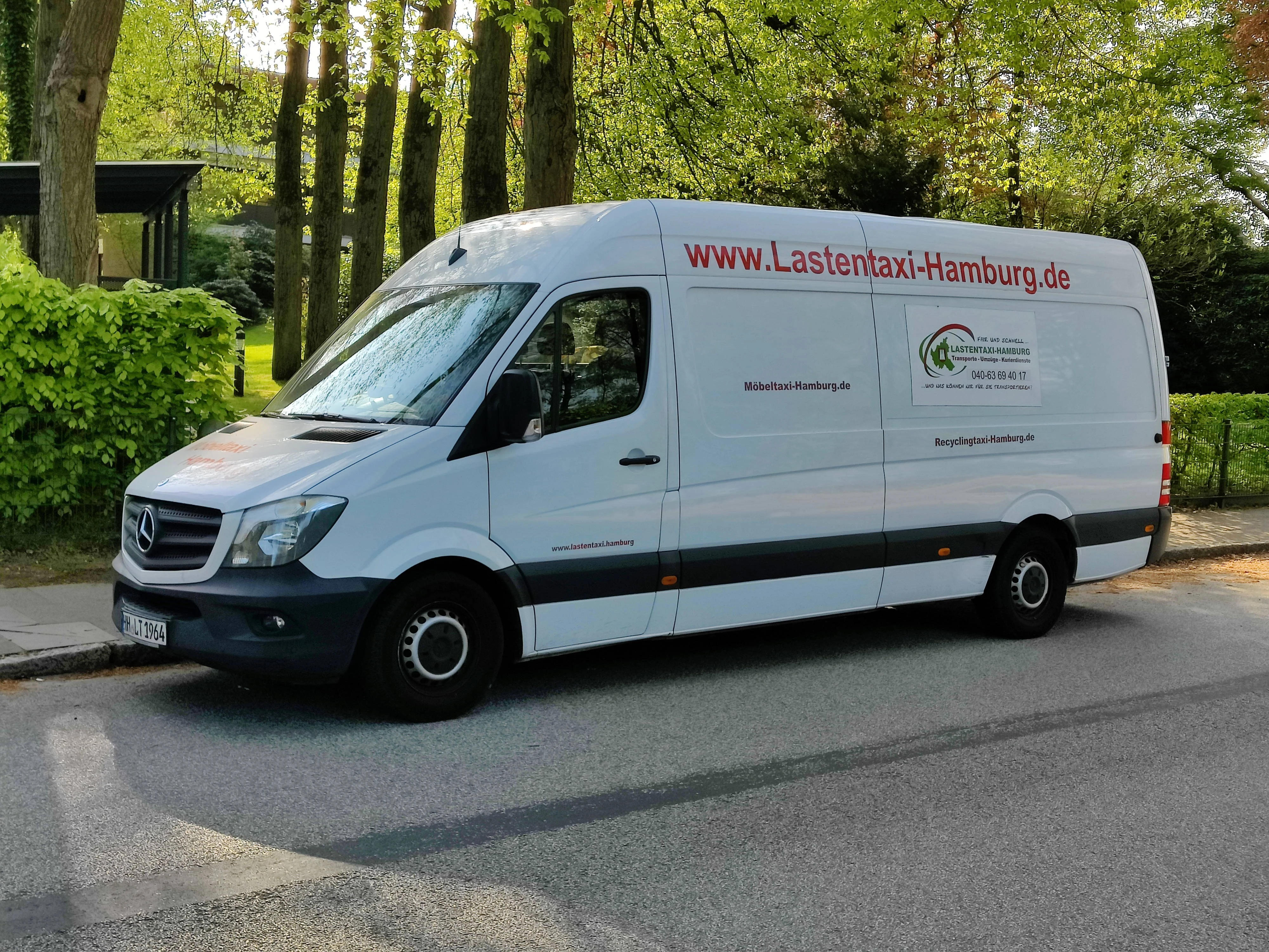 Wir sind das Lastentaxi.Hamburg