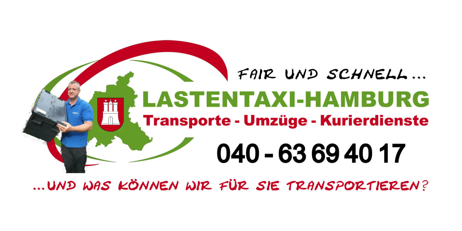 Unter 040-63694017 erreichen Sie das Lastentaxi-Hamburg